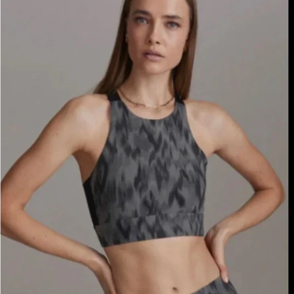 Varley Sherman bra watercolor Aztek animal - Picture 3 of 4